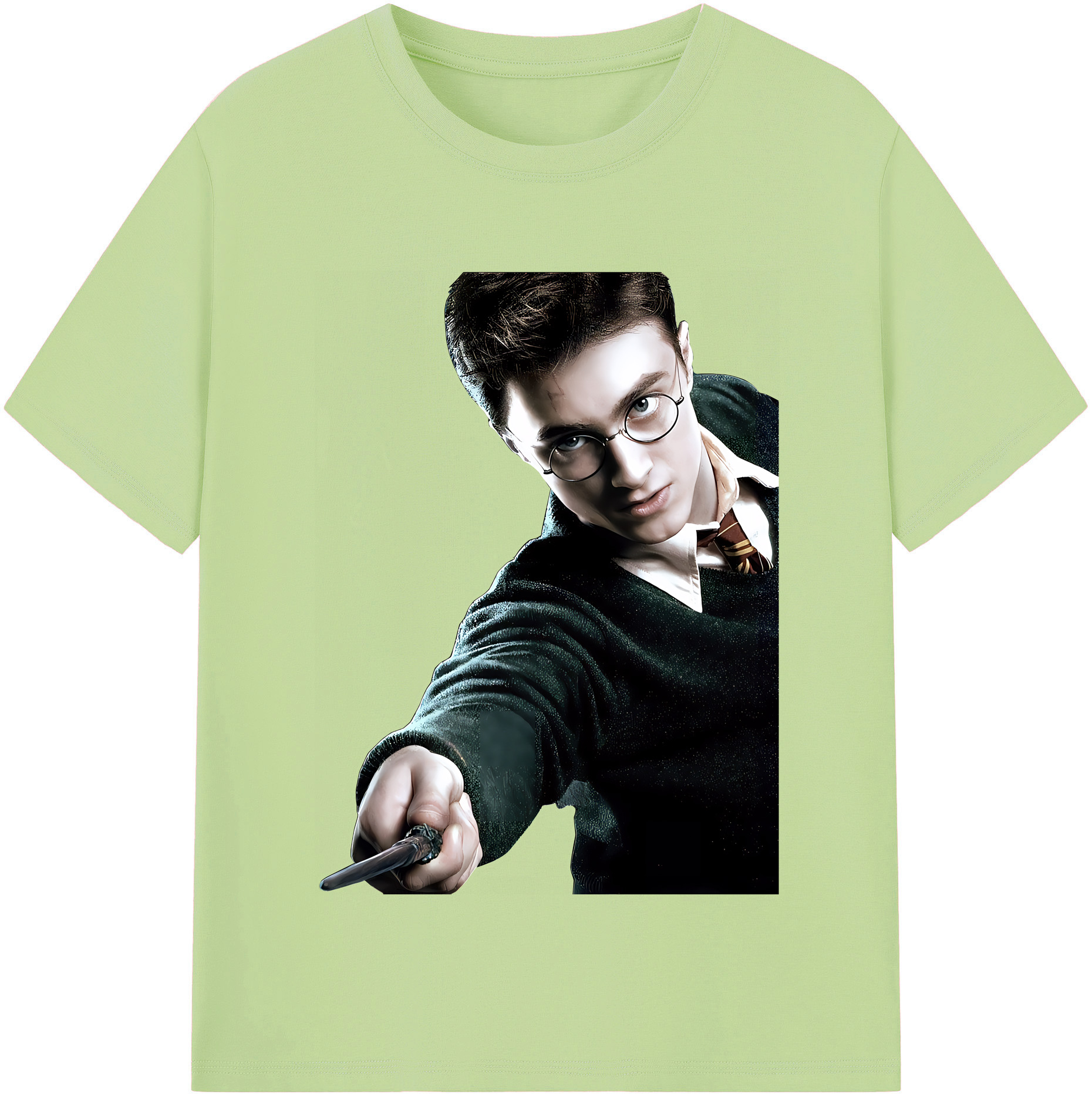 （画像用） Harry Potter ハリー・ポッターシリーズ 綿100％半袖Tシャツ（フロントプリント）